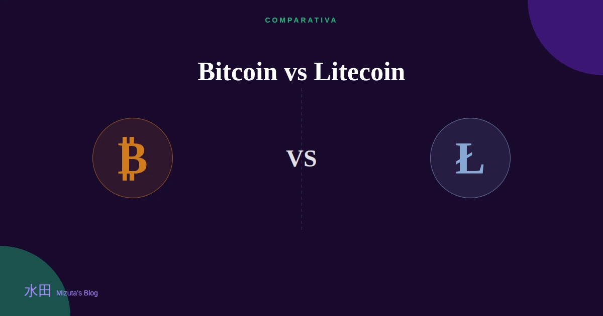 Bitcoin vs Litecoin: ¿Cuál es la diferencia y cuál te conviene?